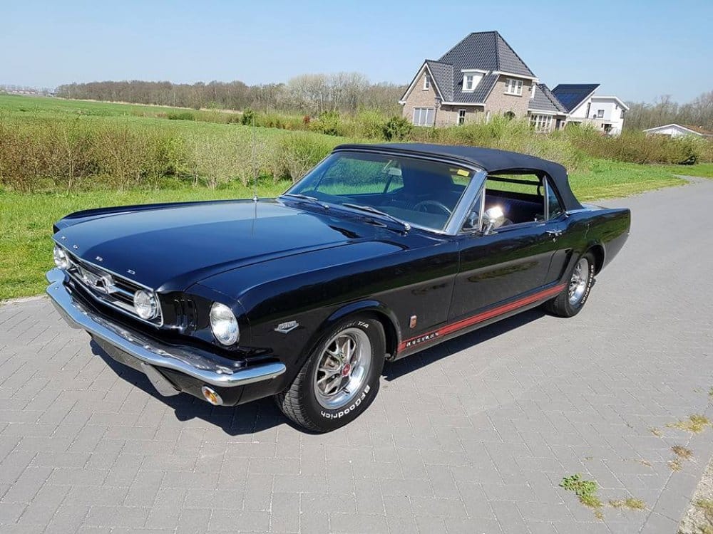 1966 Mustang Convertible Black
