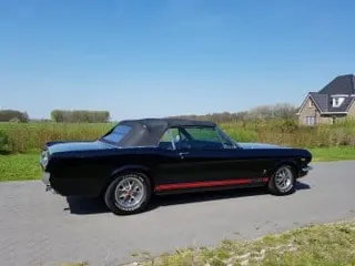 1966 mustang convertible black — photo 23