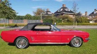 1966 Ford Mustang convertible red — photo 3