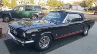 1966 mustang convertible black — photo 7