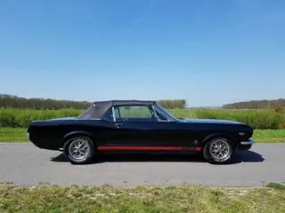 1966 mustang convertible black — photo 17