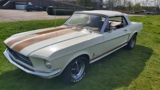 1968 Ford Mustang convertible White — photo 3