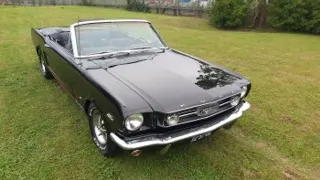 1966 Ford Mustang convertible black — photo 5