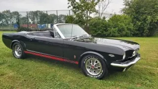 1966 Ford Mustang convertible black — photo 19