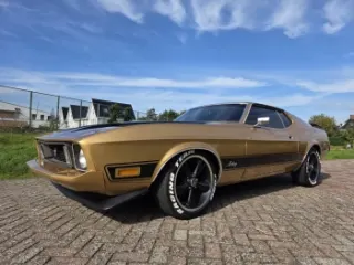 1973 Ford Mustang Mach1 gold — photo 1