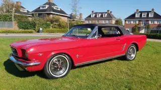 1966 Ford Mustang convertible red — photo 1