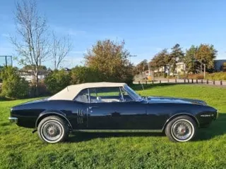1967 Pontiac Firebird convertible white top — photo 3