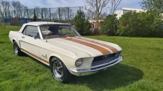 1968 Ford Mustang convertible White — photo 12