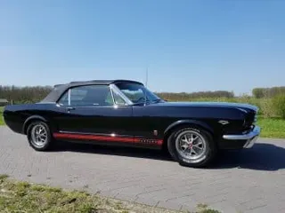1966 mustang convertible black — photo 12