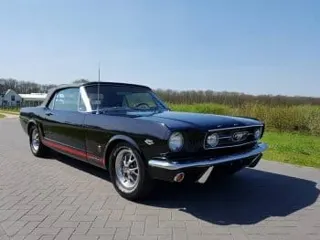 1966 mustang convertible black — photo 16